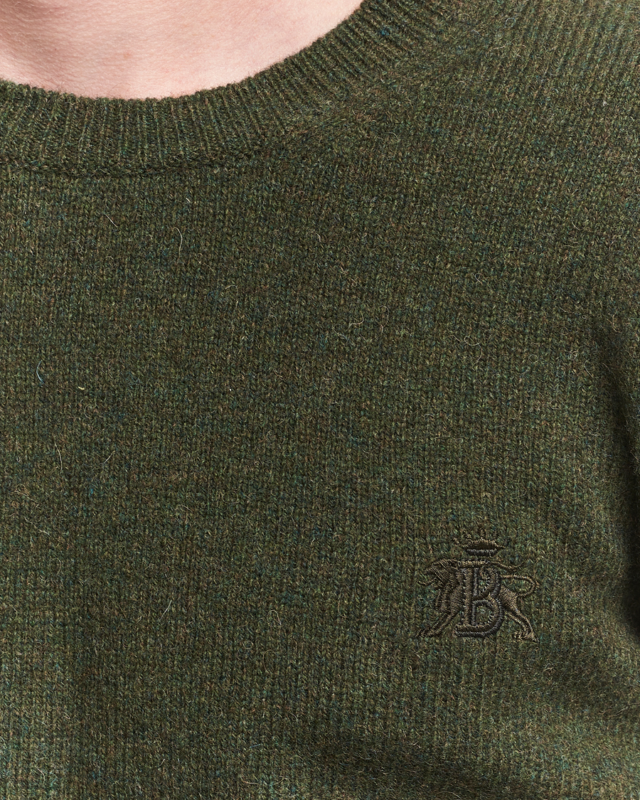 Herren | Pullover | Baracuta | Shetland Virgin Wool Crew Neck Beech