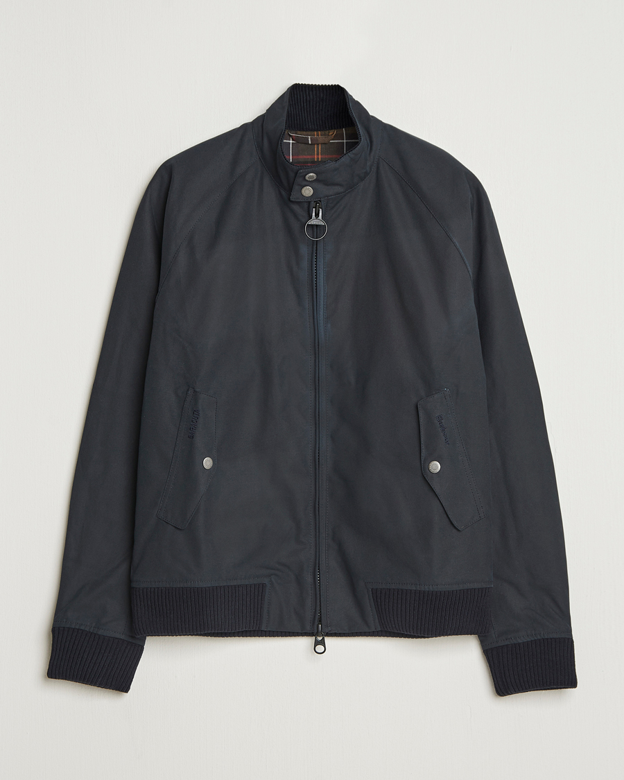 Herren | Jacken | Baracuta | Barbour x Porton Waxed Jacket Navy