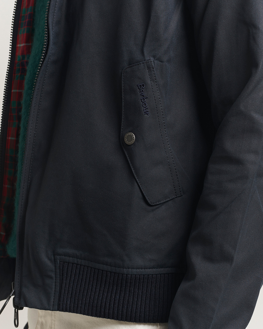 Herren | Jacken | Baracuta | Barbour x Porton Waxed Jacket Navy
