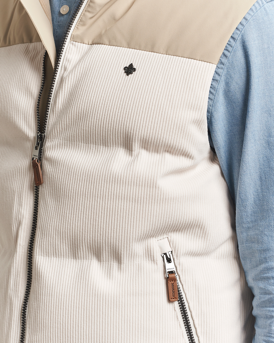 Herren | Westen | Morris | Catton Puffer Vest Off White