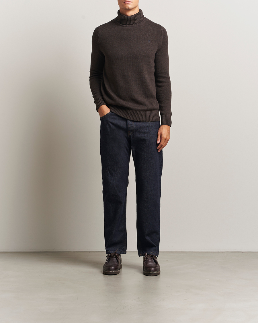 Herren | Pullover | Morris | Howard Roller Neck Brown