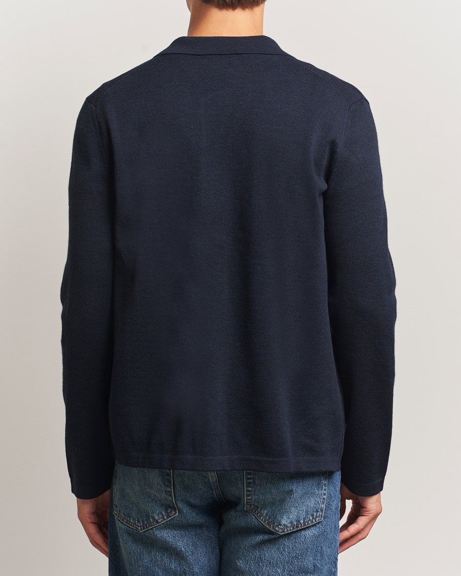 Herren | Hemden | Morris | Merino Walter Overshirt Navy