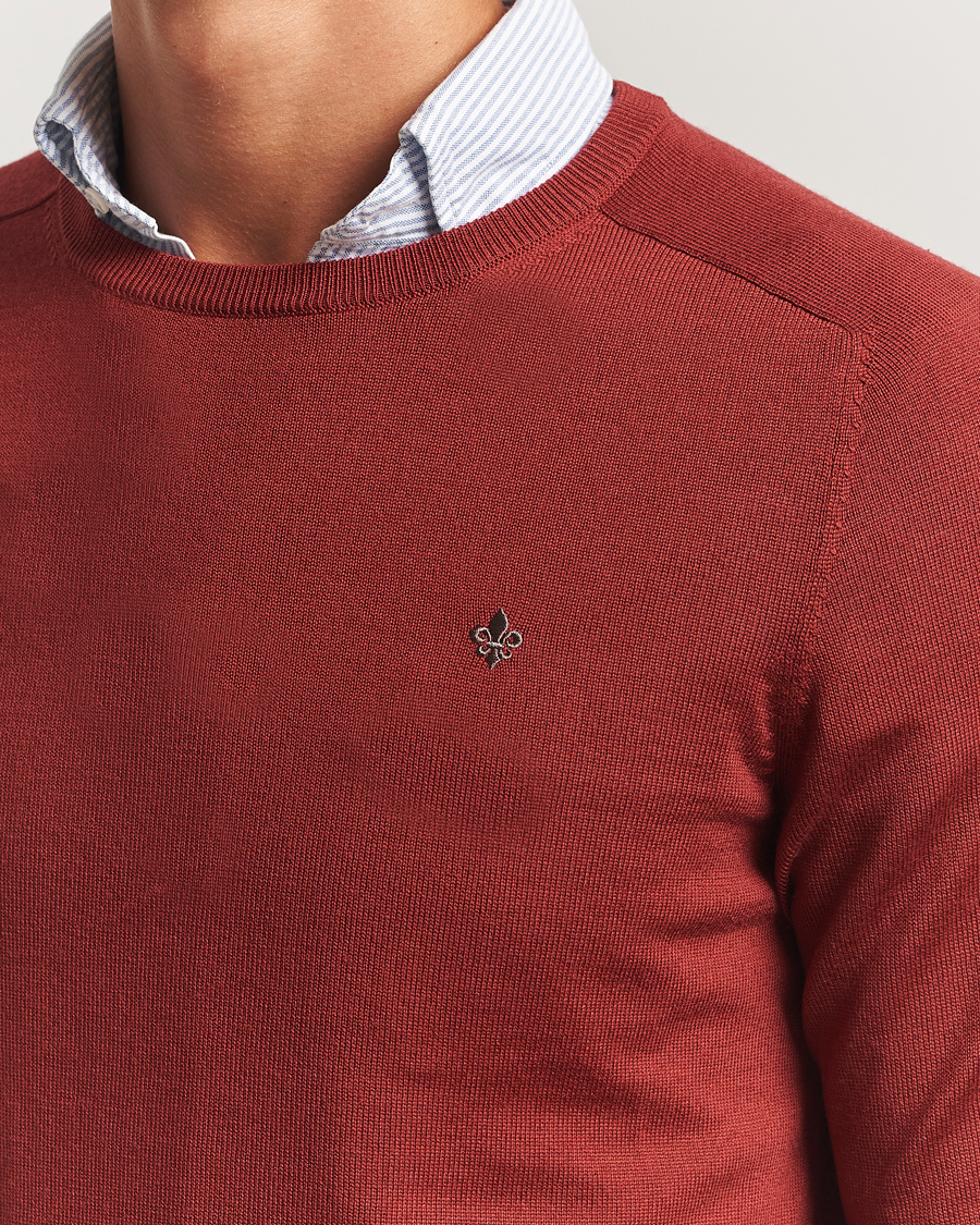 Herren | Pullover | Morris | Merino O-Neck Red