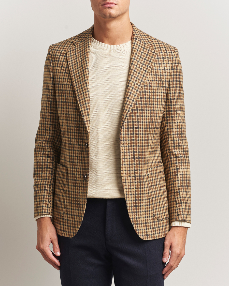 Herren | Sakkos | Morris | Wool Sport Check Jacket Brown