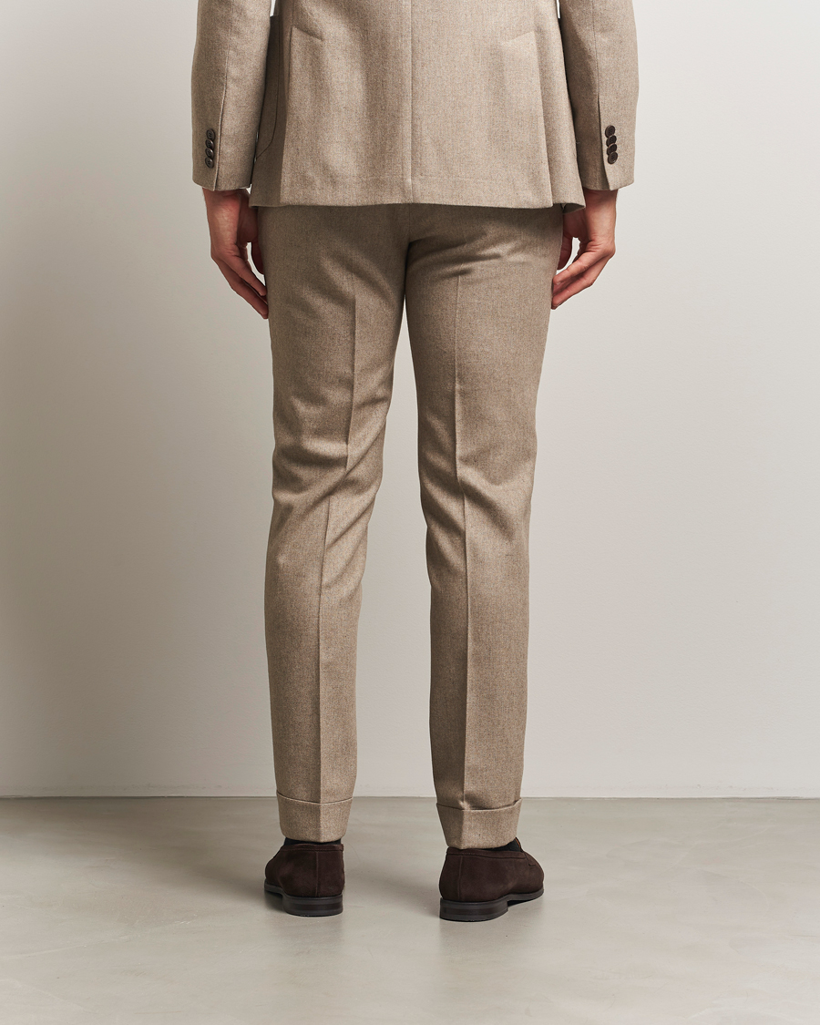 Herren | Hosen | Morris | Jack Flannel Trousers Khaki