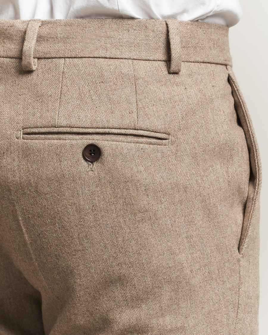 Herren | Hosen | Morris | Jack Flannel Trousers Khaki