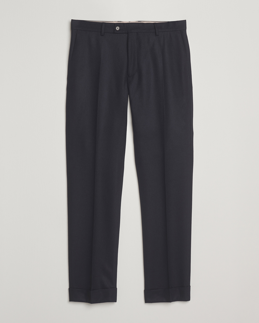 Herren | Hosen | Morris | Jack Flannel Trousers Navy