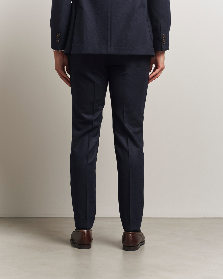 Herren | Hosen | Morris | Jack Flannel Trousers Navy