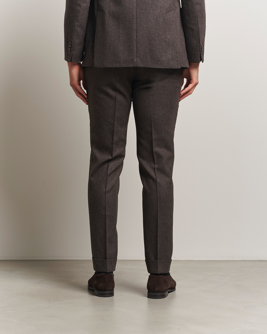 Herren | Hosen | Morris | Jack Flannel Trousers Brown