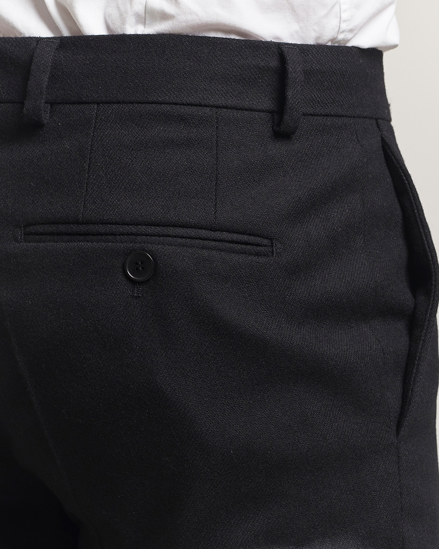 Herren | Hosen | Morris | Jack Flannel Trousers Black