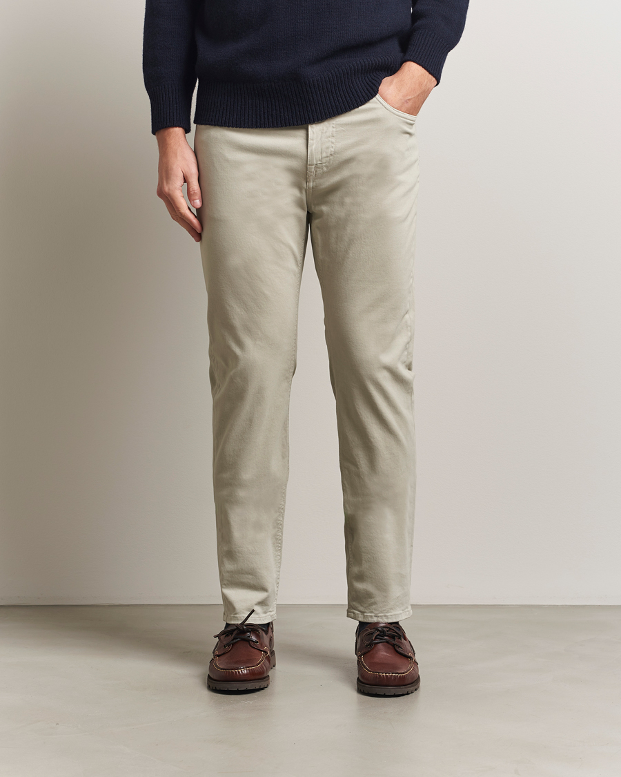Herren | Hosen | Morris | James Brushed 5-Pocket Pants Khaki