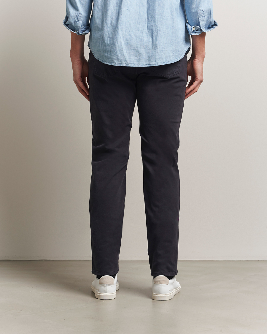 Herren | Hosen | Morris | James Brushed 5-Pocket Pants Blue