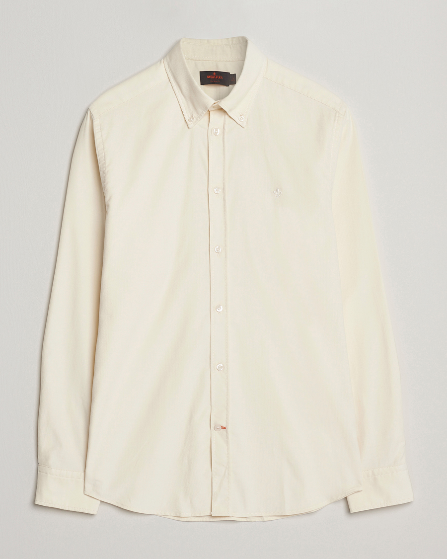 Herren | Hemden | Morris | Douglas Corduroy Shirt Off White