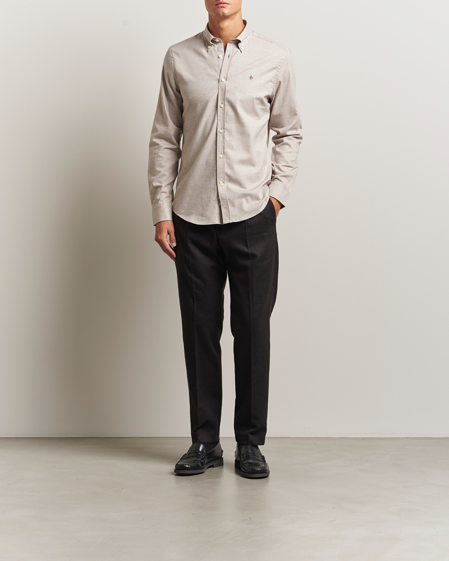 Herren | Hemden | Morris | Watts Flannel Shirt Khaki