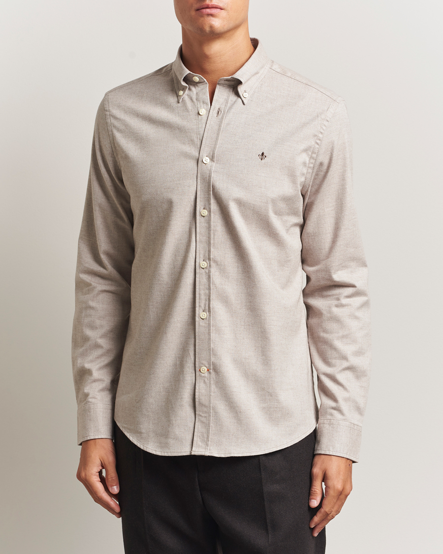 Herren | Hemden | Morris | Watts Flannel Shirt Khaki