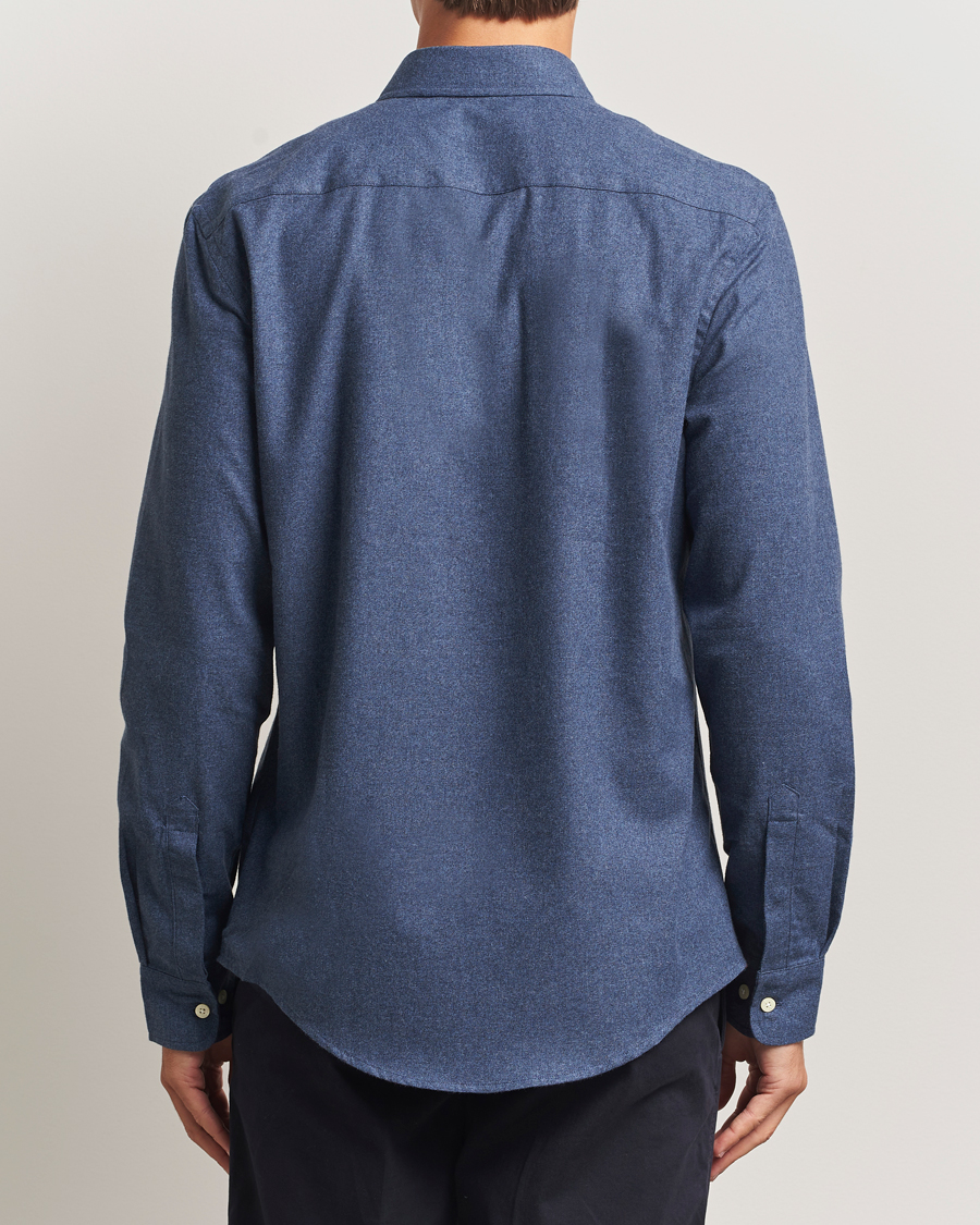 Herren | Hemden | Morris | Watts Flannel Shirt Navy