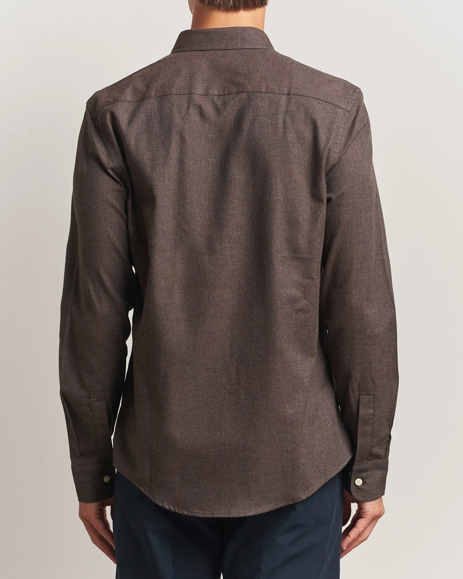 Herren | Hemden | Morris | Watts Flannel Shirt Brown