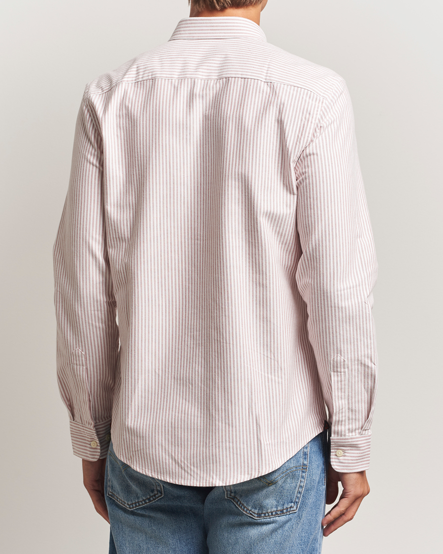 Herren | Hemden | Morris | Douglas Oxford Striped Shirt Red