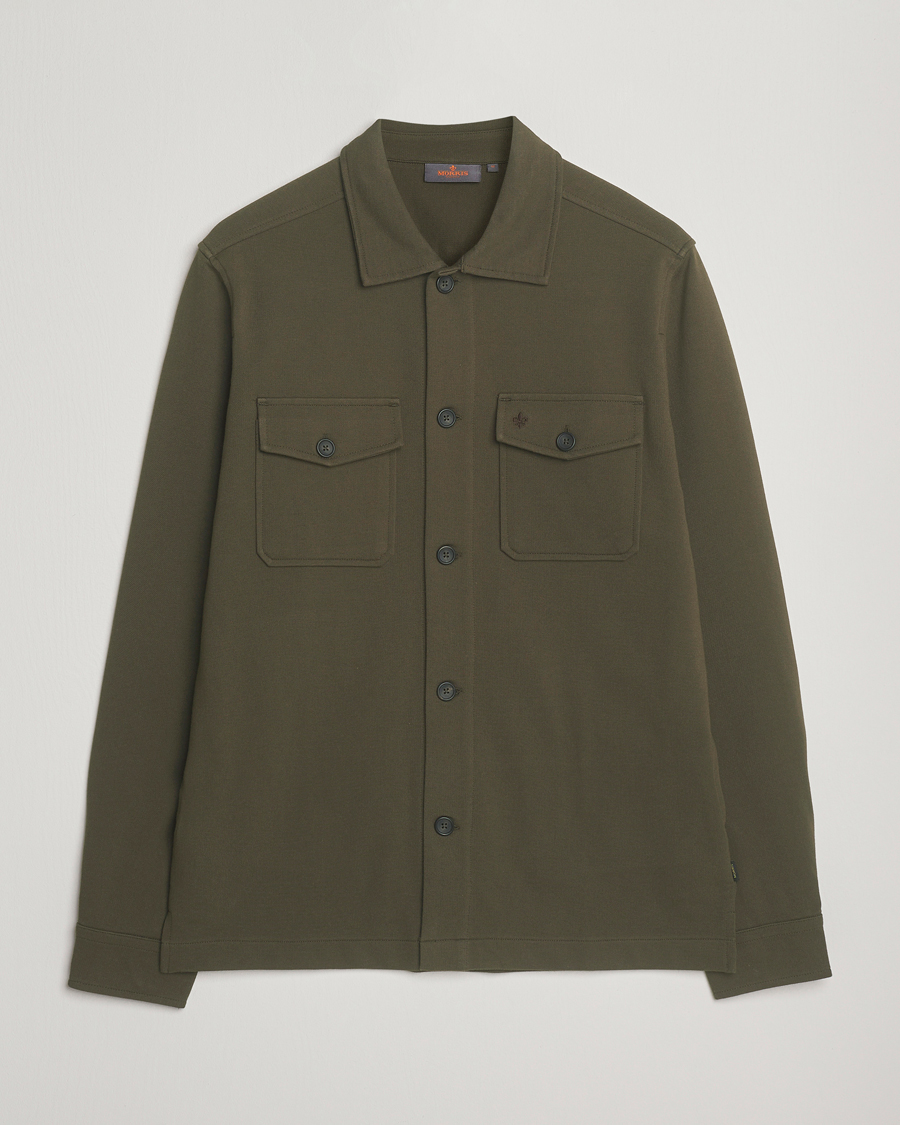 Herren | Hemden | Morris | Andrew Jersey Overshirt Brown