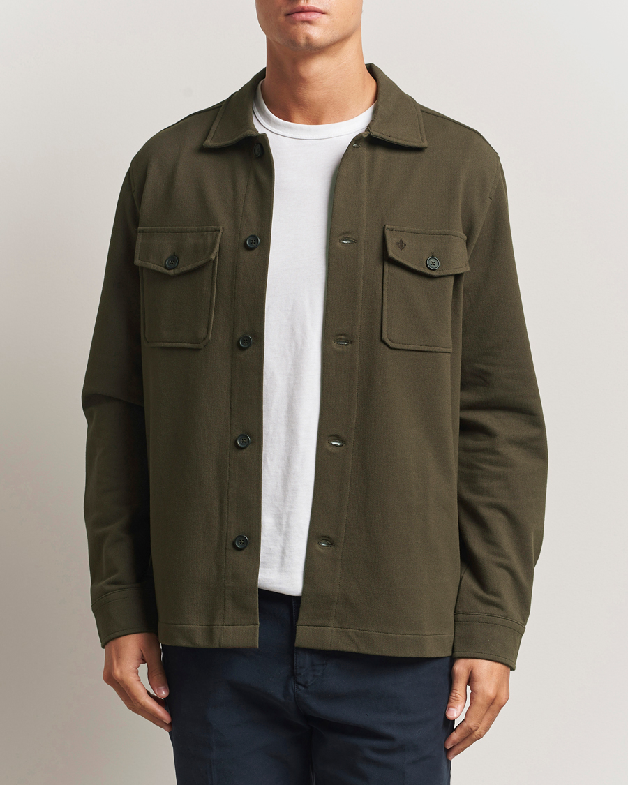 Herren | Hemden | Morris | Andrew Jersey Overshirt Brown