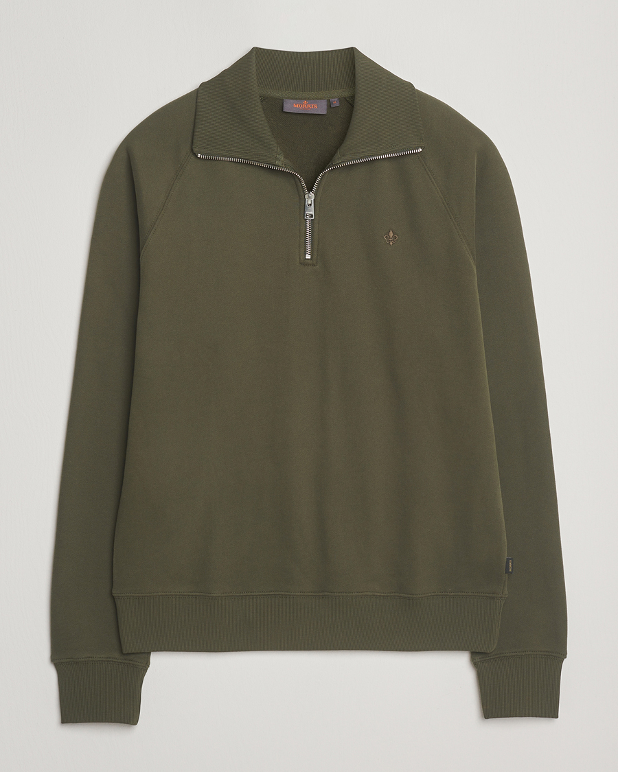 Herren | Pullover | Morris | Maryon Half Zip Sweatshirt Olive