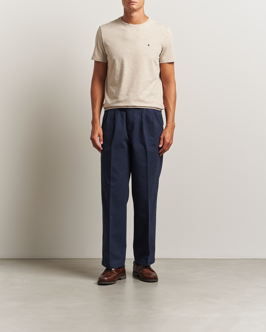 Herren | T-Shirts | Morris | James Crew Neck T-Shirt Khaki