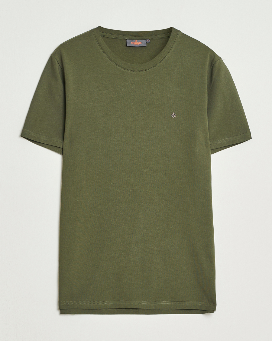 Herren | T-Shirts | Morris | James Crew Neck T-Shirt Olive