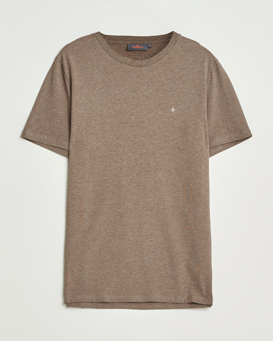 Herren | T-Shirts | Morris | James Crew Neck T-Shirt Brown