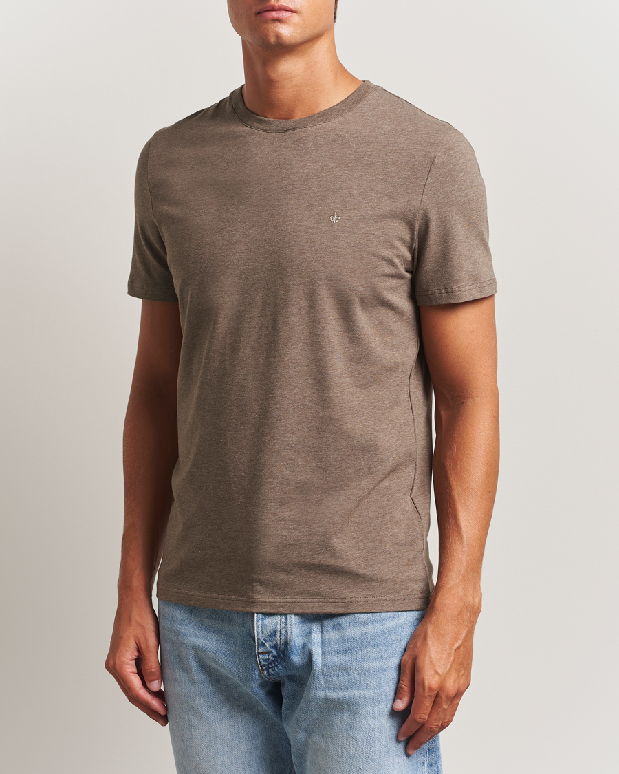 Herren | T-Shirts | Morris | James Crew Neck T-Shirt Brown