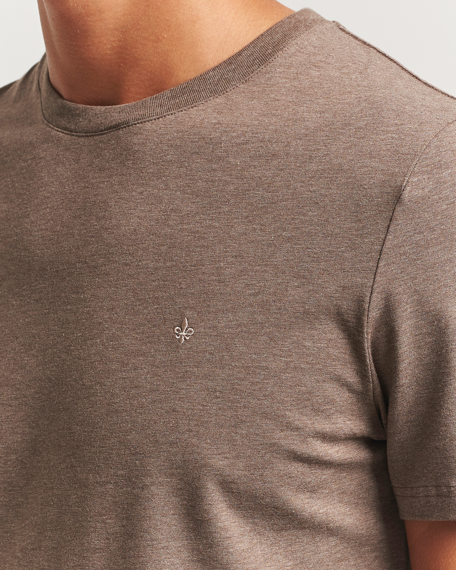 Herren | T-Shirts | Morris | James Crew Neck T-Shirt Brown