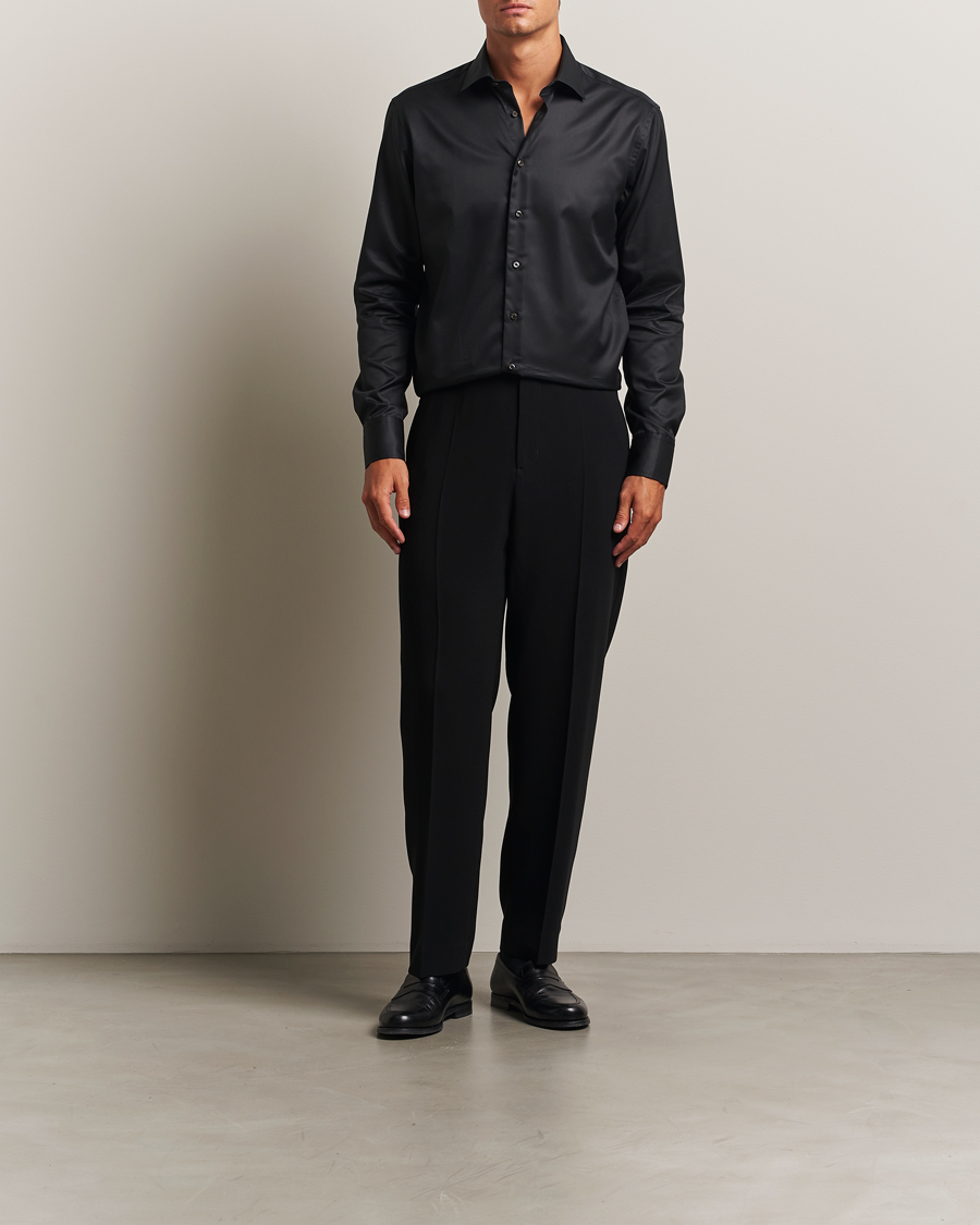 Herren | Hemden | Stenströms | Regular Fit Shirt Black