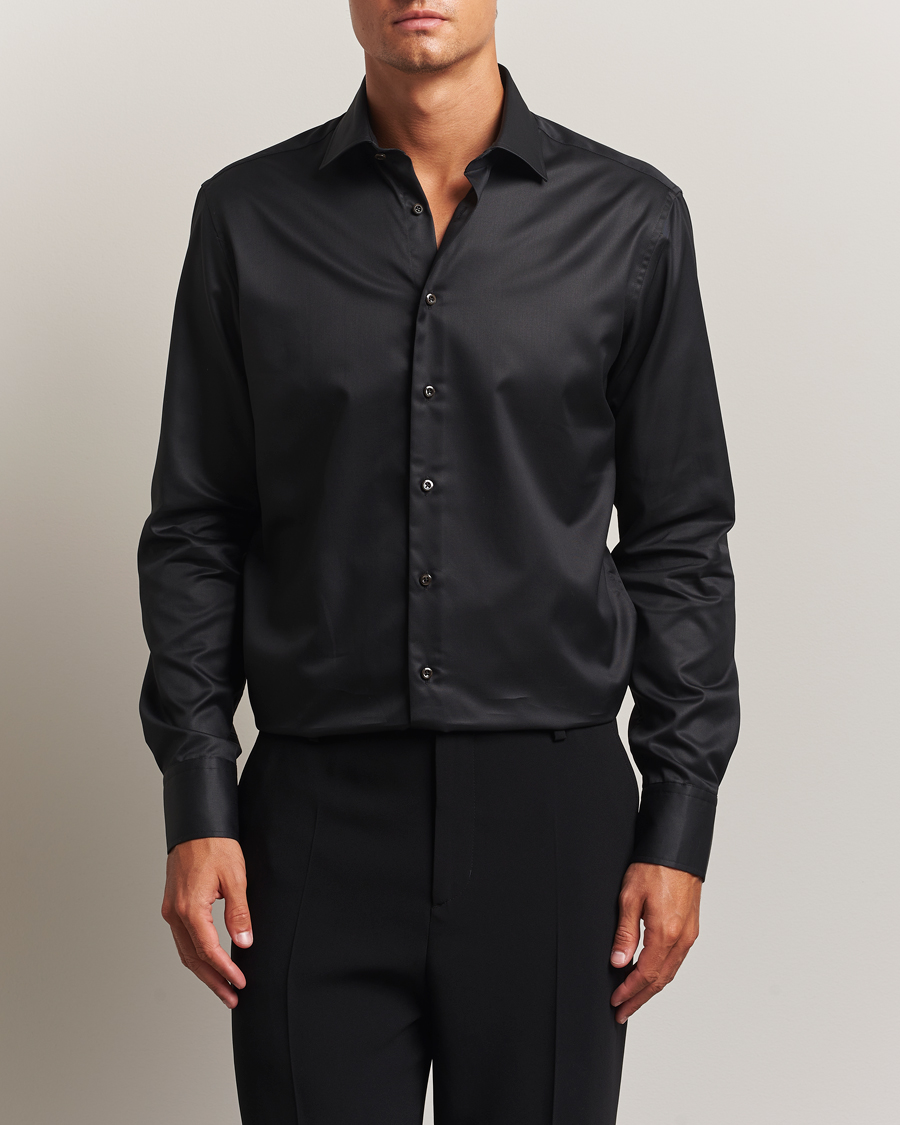 Herren | Hemden | Stenströms | Regular Fit Shirt Black