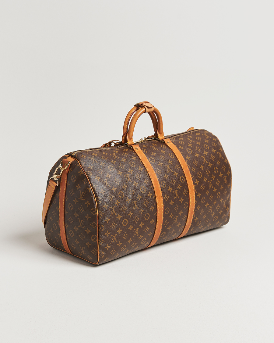 Herren | Pre-Owned & Vintage Bags | Louis Vuitton Pre-Owned | Keepall Bandoulière 55 Monogram