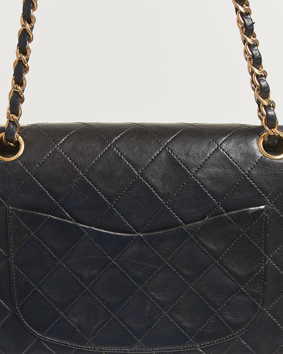 Herren | Pre-Owned & Vintage Bags | Chanel Pre-Owned | Classic Double Flap Small Lambskin Black