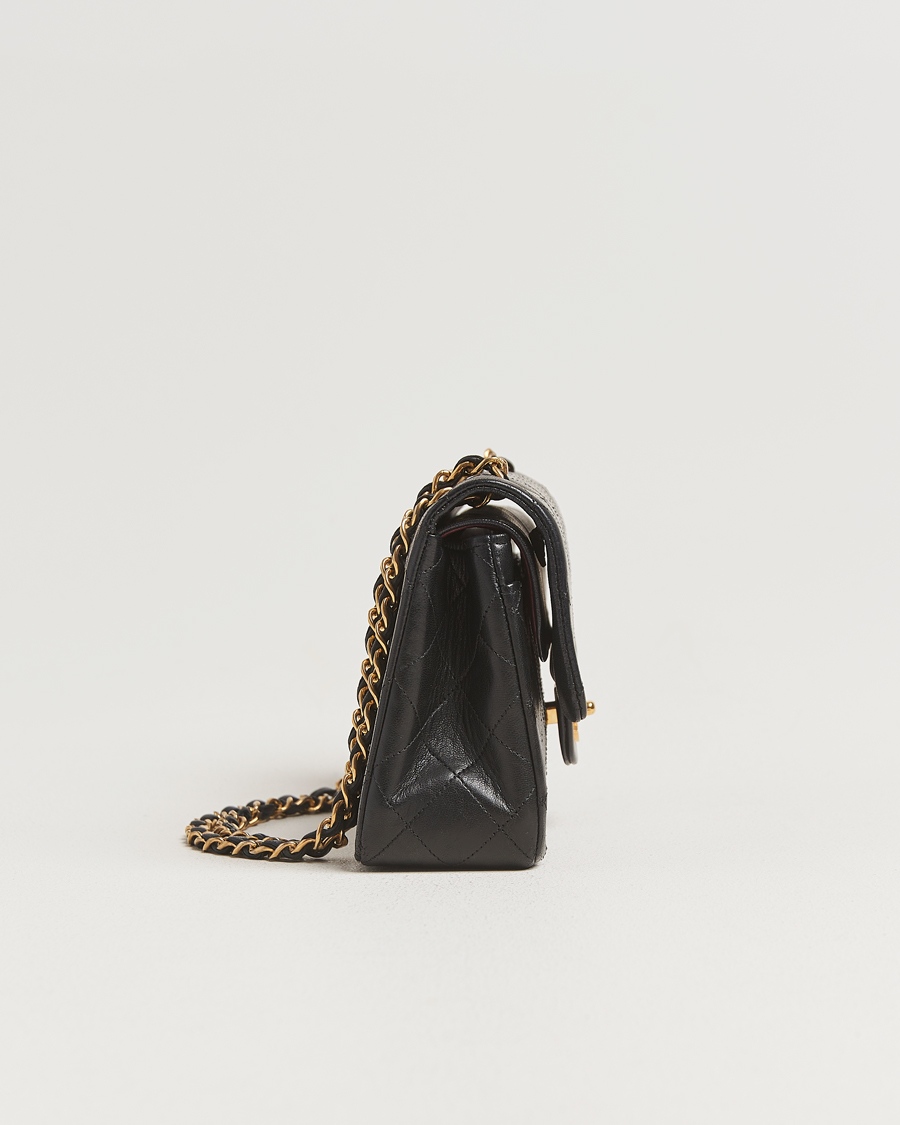 Herren | Pre-Owned & Vintage Bags | Chanel Pre-Owned | Classic Double Flap Small Lambskin Black