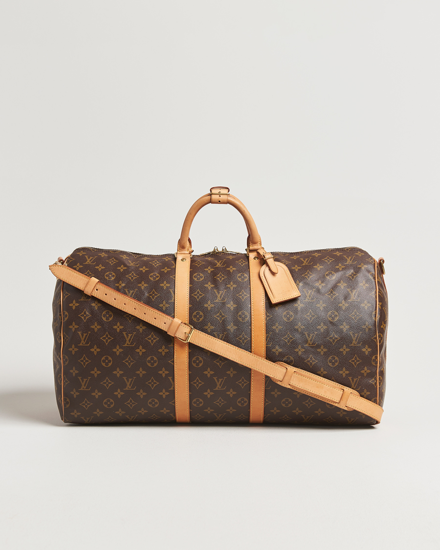 Herren | Pre-Owned & Vintage Bags | Louis Vuitton Pre-Owned | Keepall Bandoulière 55 Monogram