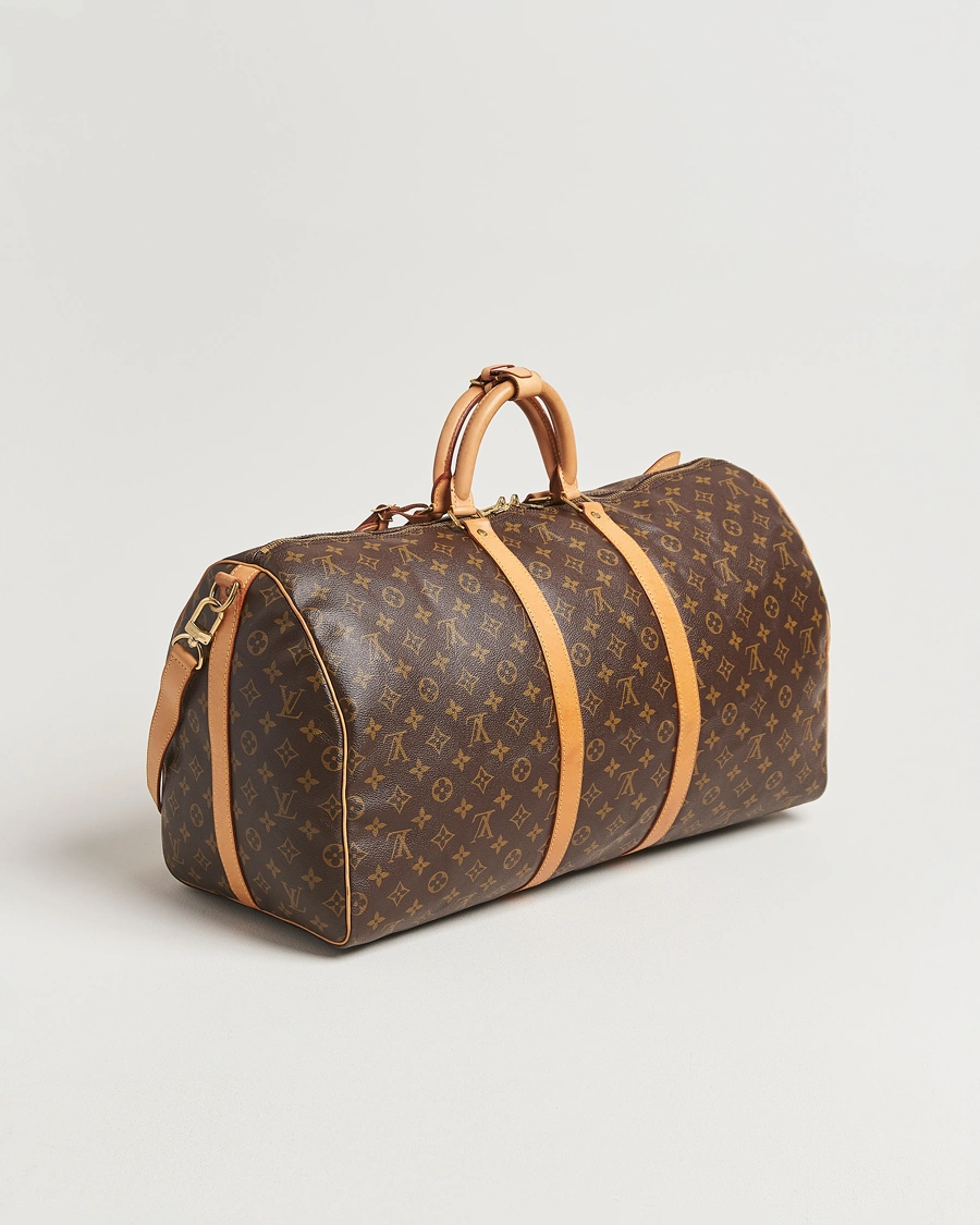 Herren | Pre-Owned & Vintage Bags | Louis Vuitton Pre-Owned | Keepall Bandoulière 55 Monogram