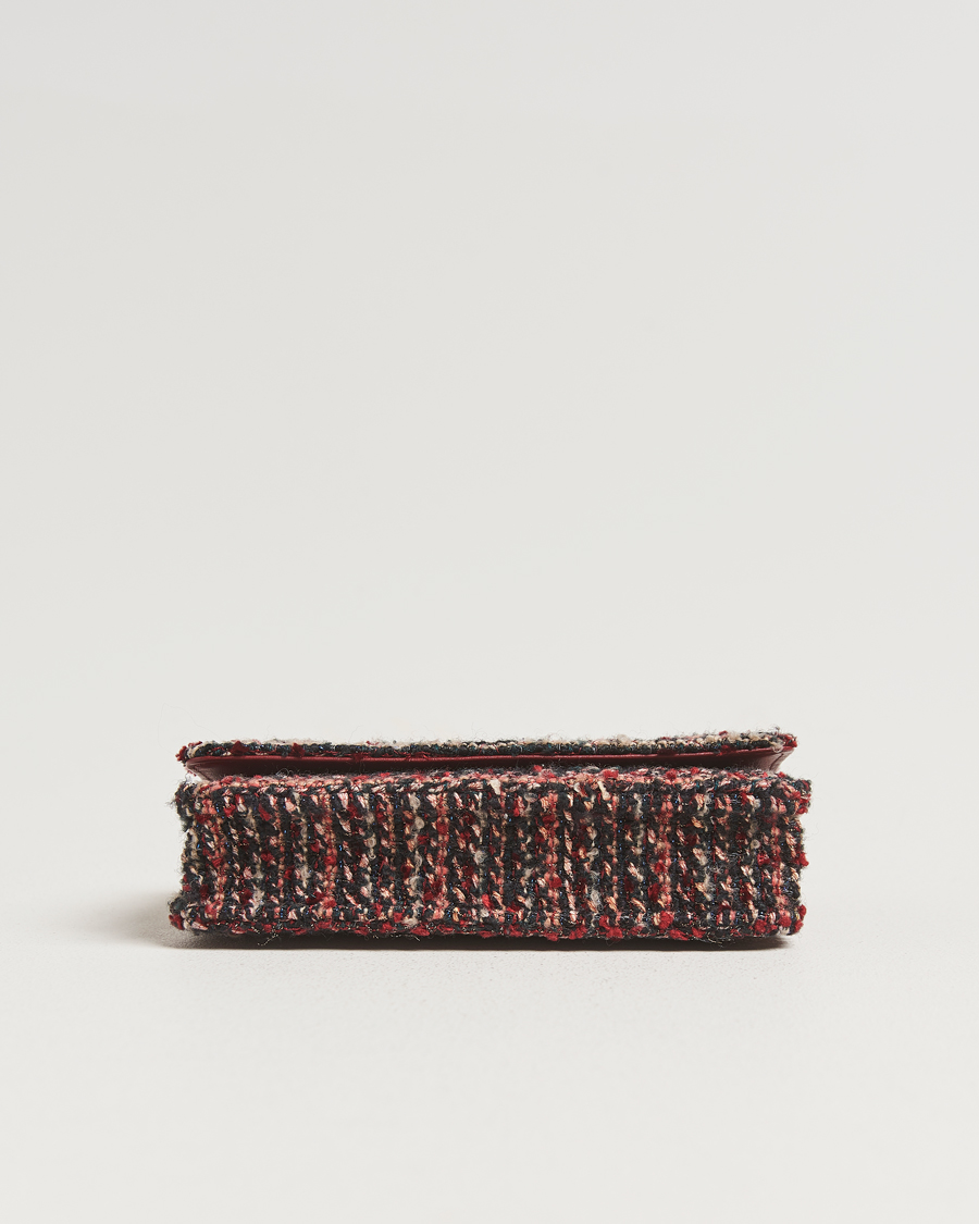 Herren | Pre-Owned & Vintage Bags | Chanel Pre-Owned | Tweed Wallet On Chain Red