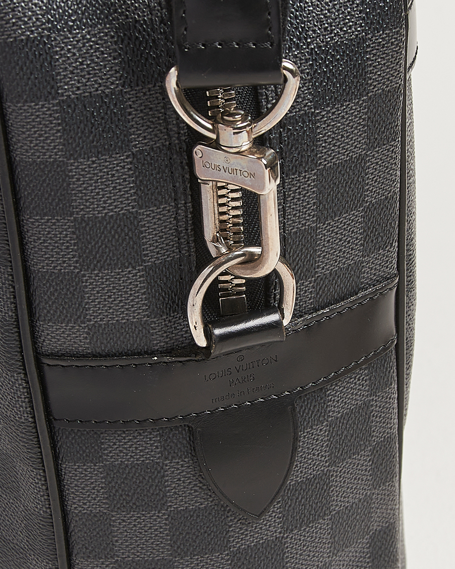Herren | Pre-Owned & Vintage Bags | Louis Vuitton Pre-Owned | Porte Document Voyager Damier Graphite