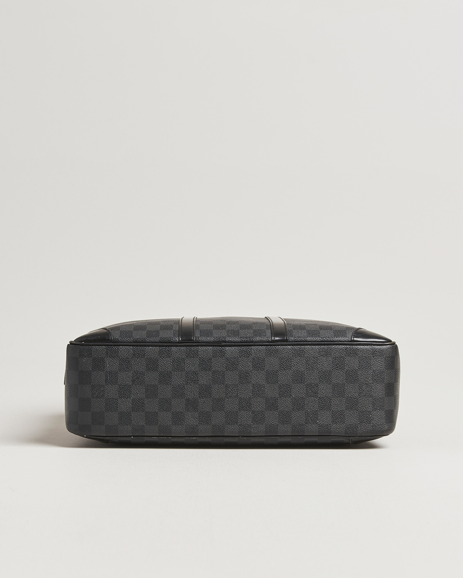 Herren | Pre-Owned & Vintage Bags | Louis Vuitton Pre-Owned | Porte Document Voyager Damier Graphite