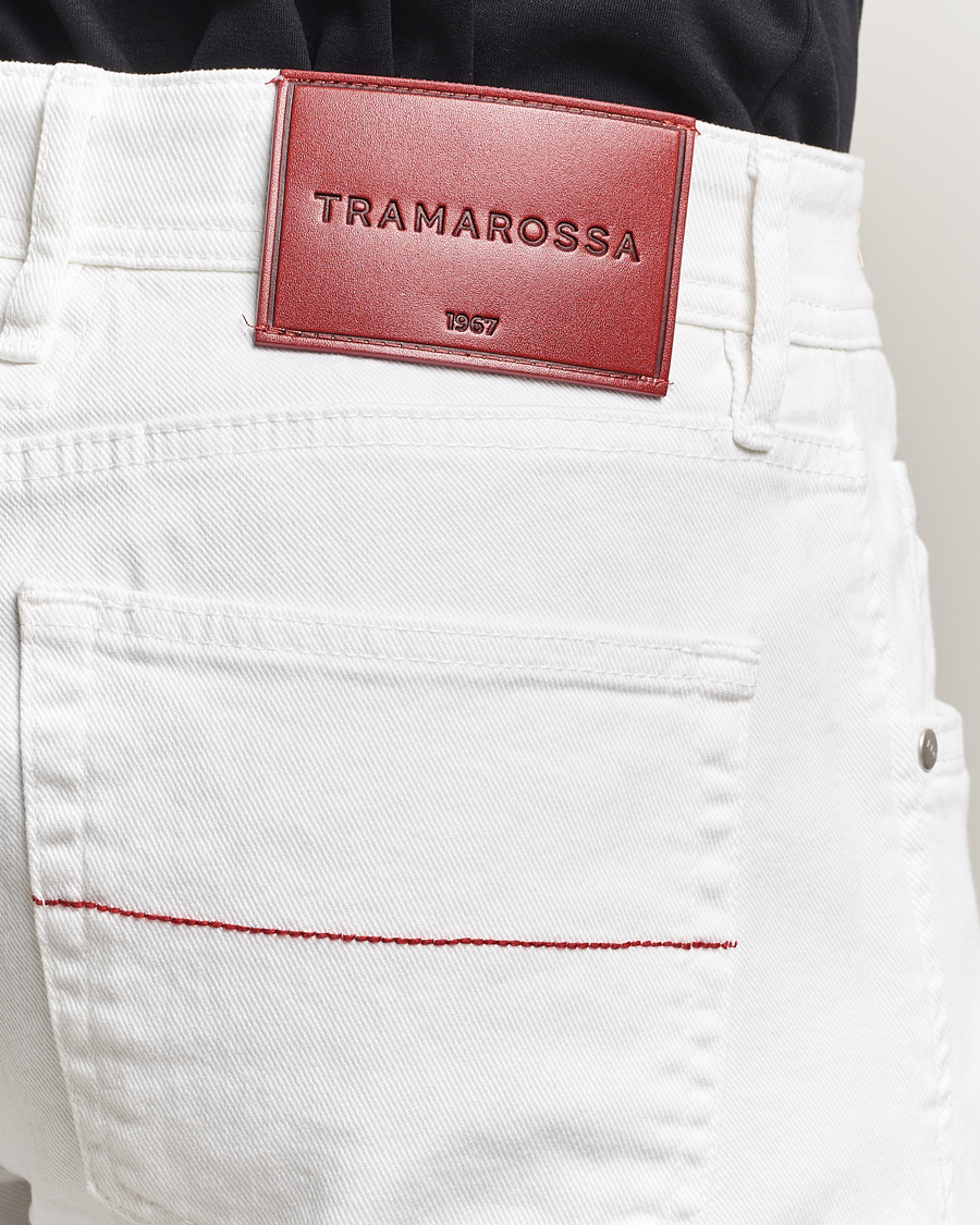 Herren | Jeans | Tramarossa | Michelangelo Stretch Jeans White Raw