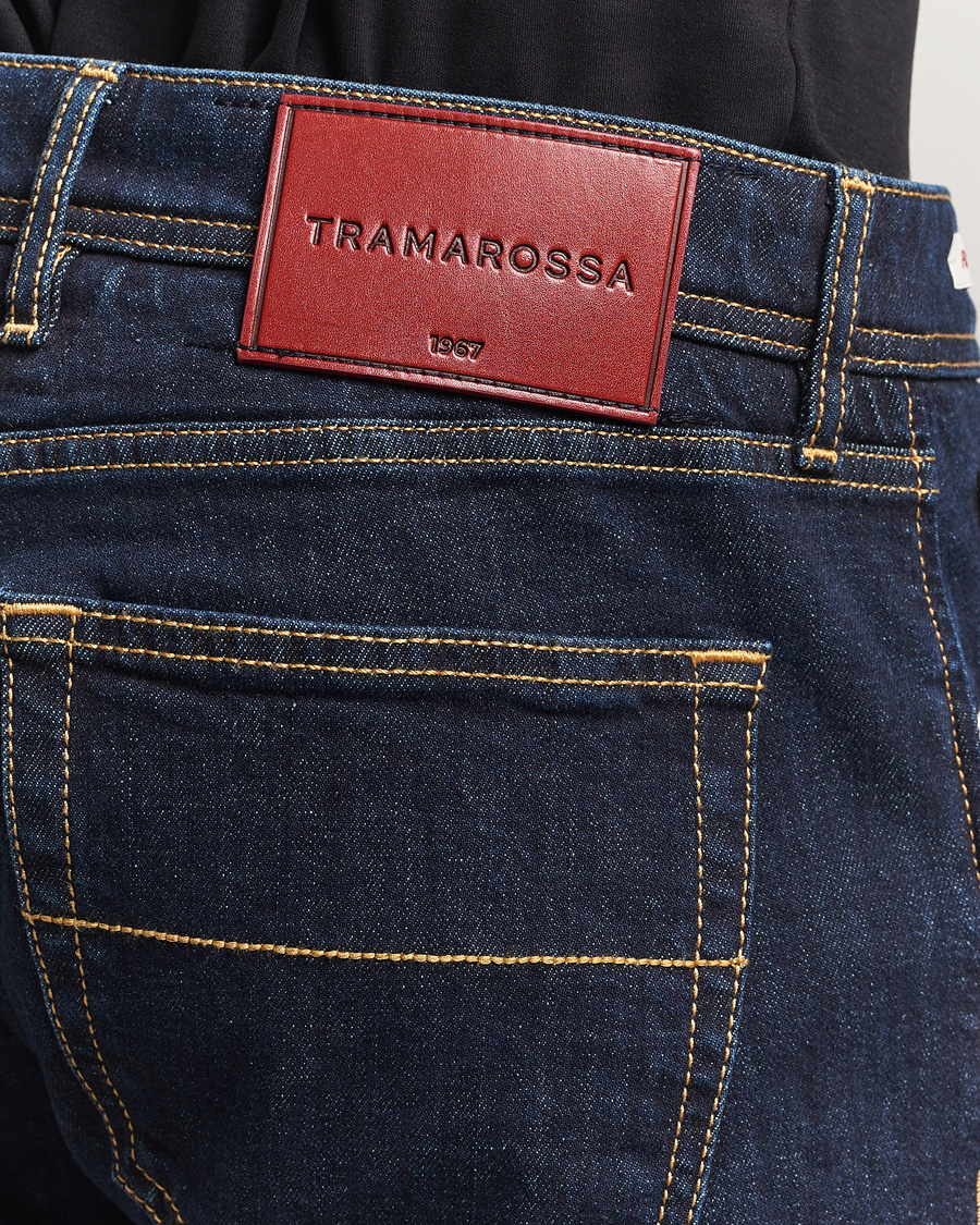 Herren | Hosen | Tramarossa | Michelangelo Stretch Jeans Blue Raw