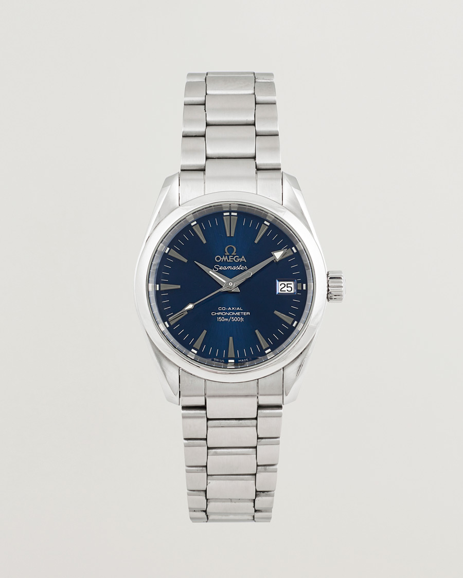 Herren | Pre-Owned & Vintage Watches | Omega Pre-Owned | Seamaster Aqua Terra 150M Blue