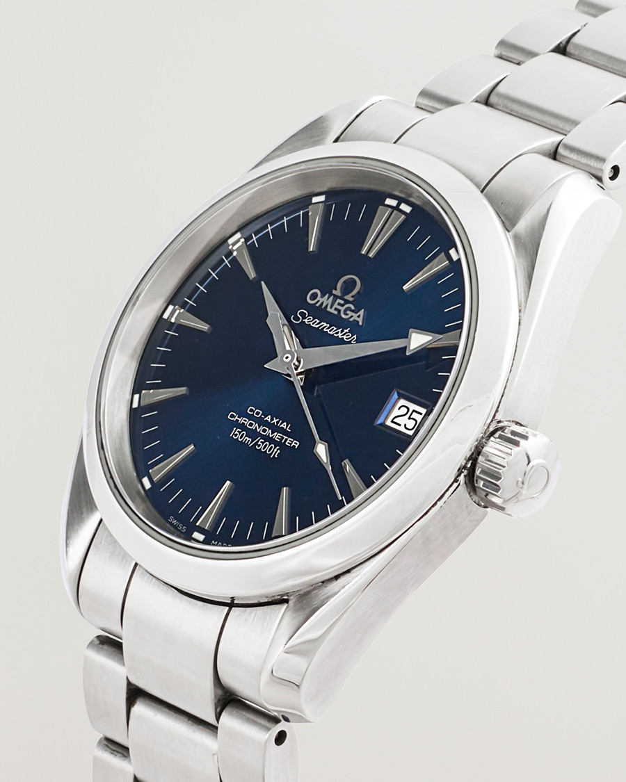 Herren | Pre-Owned & Vintage Watches | Omega Pre-Owned | Seamaster Aqua Terra 150M Blue