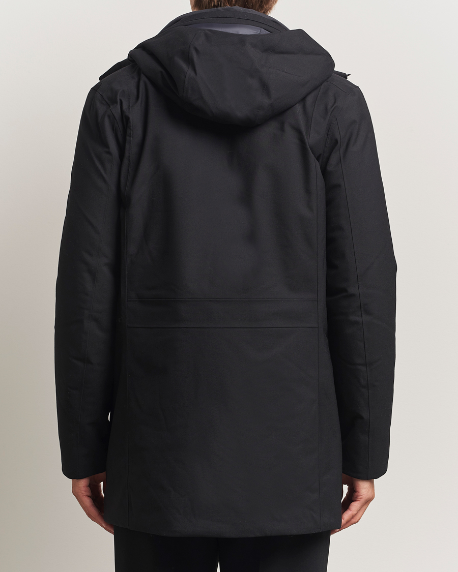 Herren | Jacken | UBR | Regulator Parka Savile Black Wool