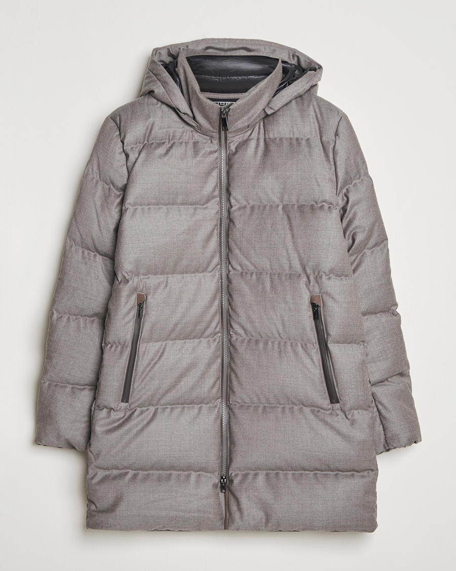 Herren | Jacken | UBR | Concorde Wool Parka Savile Sand Melange