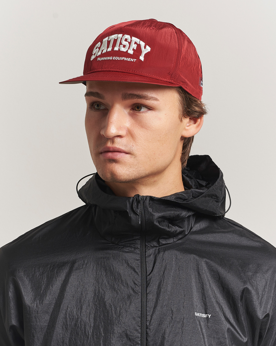 Herren | Hüte & Mützen | Satisfy | FliteSilk Running Cap Burgundy