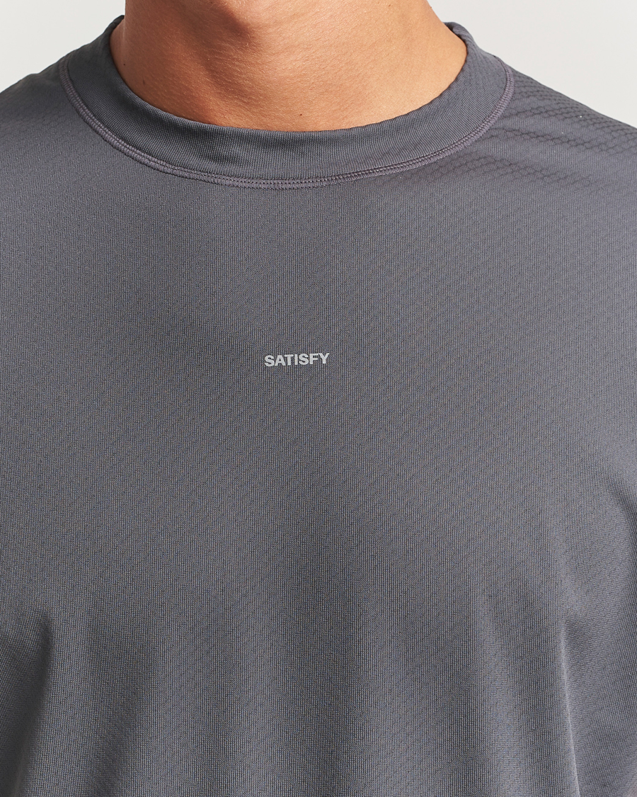 Herren | T-Shirts | Satisfy | FuzzFleece Octa T-Shirt Phantom