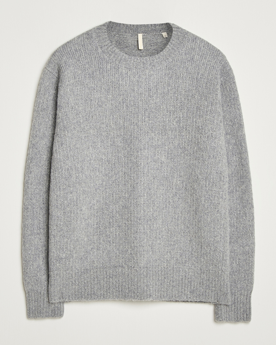 Herren | Pullover | Sunflower | Yak Sweater Grey Melange