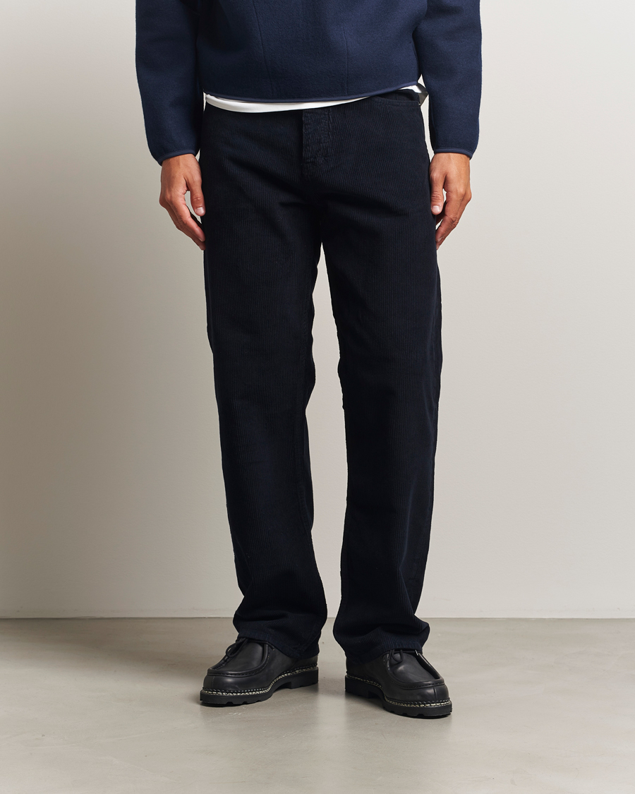 Herren | Hosen | Sunflower | Loose Corduroy Pants Navy